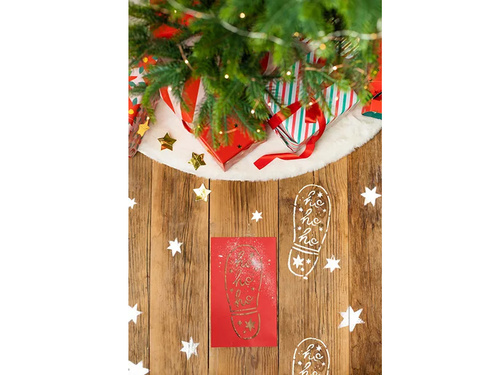 Șablon pentru urmele picioarelor lui Moș Crăciun - 3 buc.