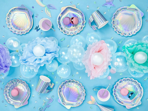 Decorațiuni florale suspendate cu pom-pom - j. roz - 35 cm - 1 buc.