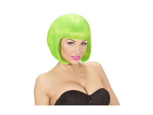 Peruca Valentina verde neon