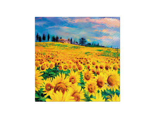 Șervețele Sunflower Field - 33 cm - 20 buc.