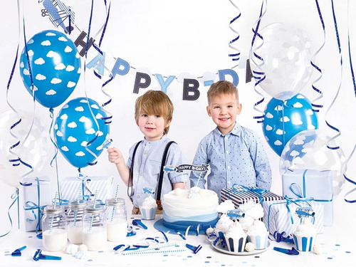 Party Box - Party Box - Set de decorațiuni pentru ziua de naștere a avionului