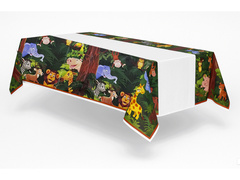 Pânză de masă pentru ziua de naștere Safari - 108 x 180 cm - 1 buc.