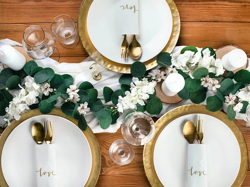 Ghirlandă de eucalipt cu lumini LED - 200 cm - 1 buc.