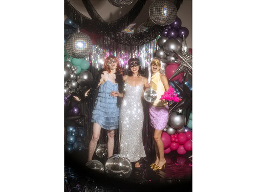 Mască de carnaval venețiană aurie - 1 buc.