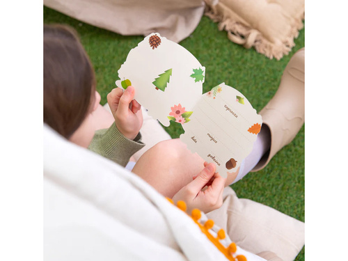 Invitații aniversare „Prietenii din pădure” – 6 bucăți.