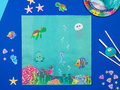 Șervețele aniversare Underwater World - 33 cm - 20 buc.