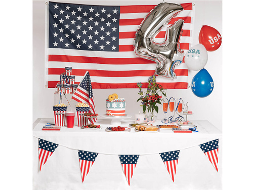 Șervețele de hârtie cu steagul SUA - 33 cm - 20 buc.