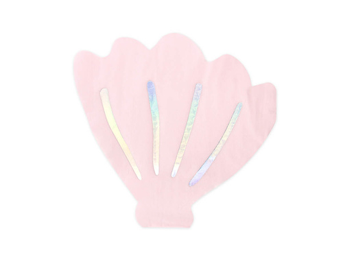 Șervețele aniversare Underwater Land - Scoică - 26 cm - 20 buc.