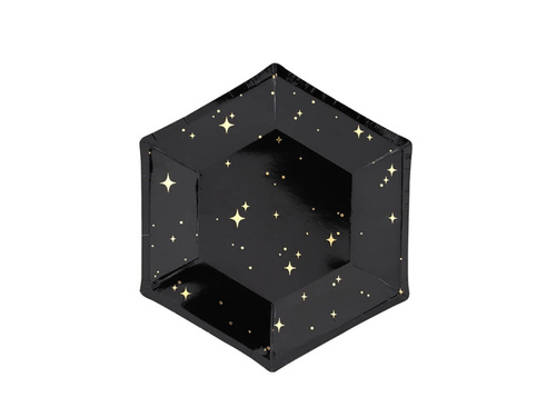 Farfurii de hârtie Happy New Year - 20 cm - 6 buc.