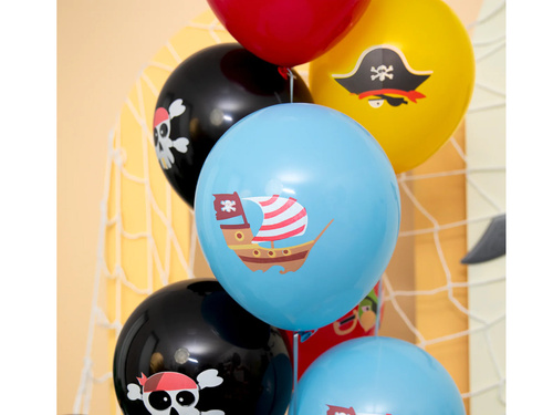 Baloane latex Pirați - 30 cm - 8 buc.