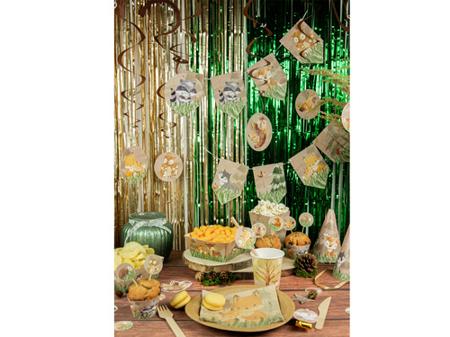 Banner cu stegulețe „Animăluțele Pădurii” – 5 m.