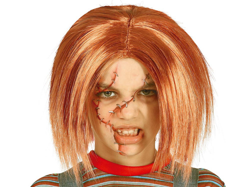 Peruca rosie pentru copil - 1 buc.