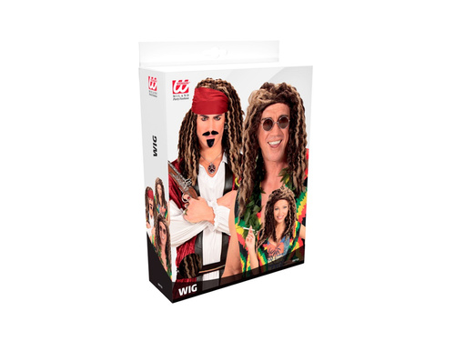 Peruca Rastafarian blondă / maro