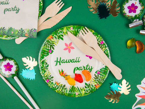 Farfurii Hawaii Party - 18 cm - 6 buc.