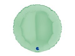 Balon rotund din folie verde - 46 cm - 1 buc.