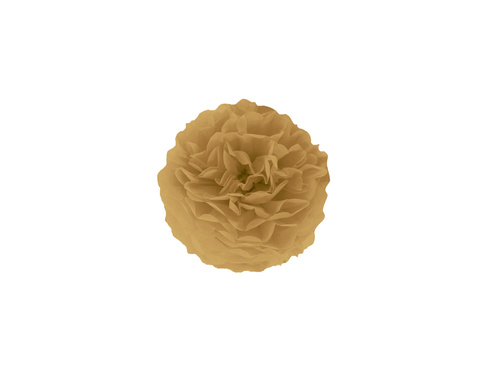 Decorațiuni florale suspendate pom pom - maro auriu - 15 cm - 1 buc.