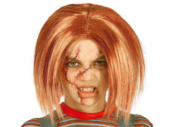 Peruca rosie pentru copil - 1 buc.