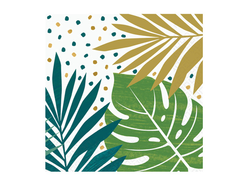 Șervețele Tropical Leaves - 33 cm - 16 buc.