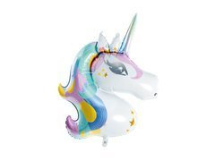 Balon din folie cu cap de unicorn - 73 x 90 cm - 1 buc.