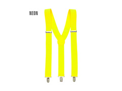 Bretele disco galben neon