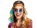Ochelari hippie albastru - 1 buc.