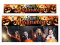 Banner textil Halloween fericit - 290 cm x 50 cm - 1 buc.