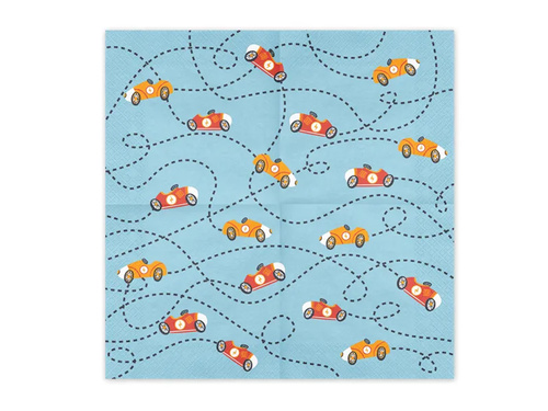 Șervețele aniversare Cars - 33 cm - 12 buc.