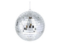 Glob disco cu oglindă argintie - 15 cm - 1 buc.