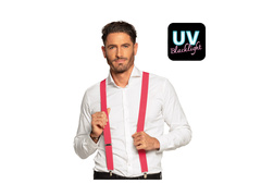 Bretele Basic neon roz UV