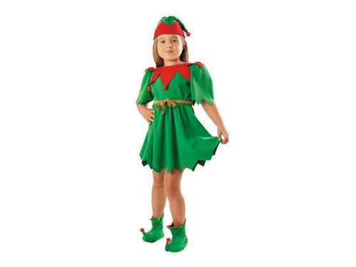 Costum rochie verde Elfik