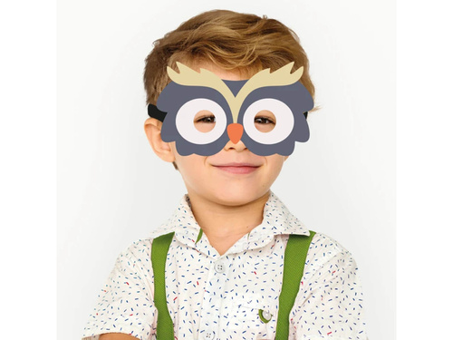 Mască din fetru Bufniță - 1 buc.