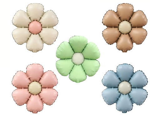 Baloane din folie Flori - 50 cm - 5 buc.