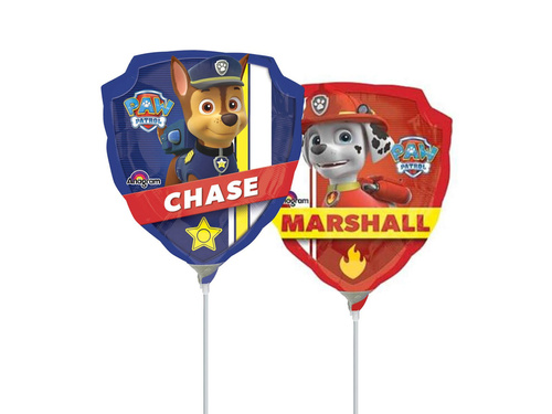 Balon cu băț de folie Psi Patrol - 28 cm - 1 buc