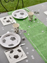 Panglică de masă decorare teren de fotbal - 30 cm x 5 m - 1 buc.