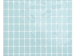 Perdea pătrată pastel albastru deschis - 100 x 200 cm