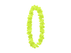 Colier Hawaiian galben - 100 cm - 1 buc.