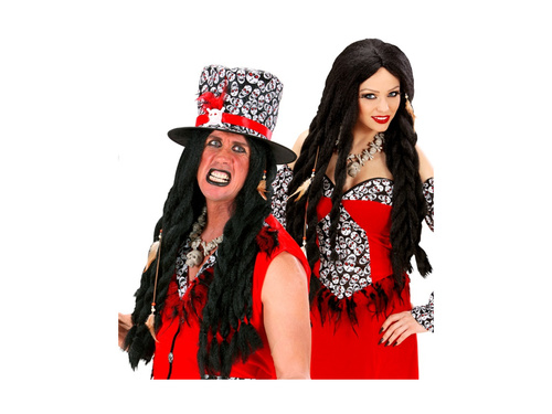 Voodoo peruca negru lung