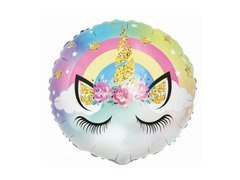 Balon cu folie Unicorn - 46 cm - 1 buc.