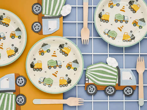 Șervețele de ziua camionului de beton - 16 x 13 cm - 20 buc.