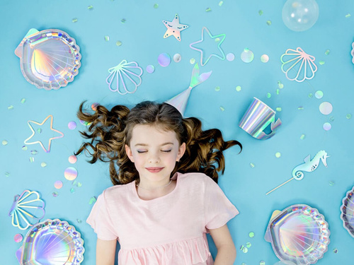 Ghirlandă sirenă iridescentă - 165 cm - 1 buc.