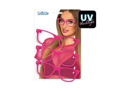 Set de 3 pahare de petrecere roz neon