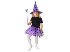 Costum Purple Witch pentru fete