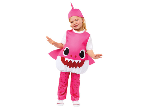 Baby Shark Mama costum roz pentru fetiță