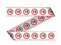 Bandă Banner Semn de interdicție 18tka - 15 m - 1 buc.