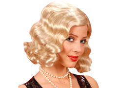 Peruca retro blondă - 1 buc.