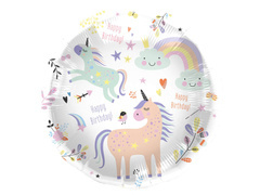 Balon de folie Unicorn Happy Birthday - 45 cm - 1 buc.