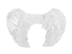 Aripi de înger albe - 60 x 45 cm - 1 buc.