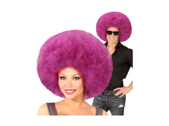 Peruca afro violet de calitate mare