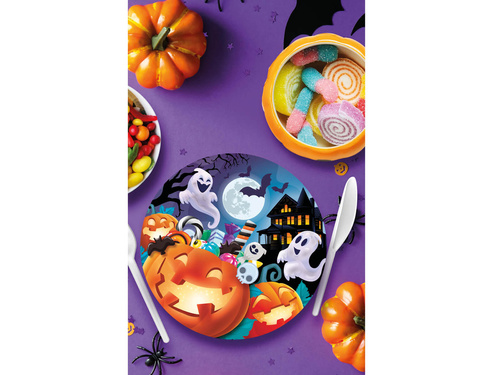 Farfurii Halloween fericit - 23 cm - 6 buc.