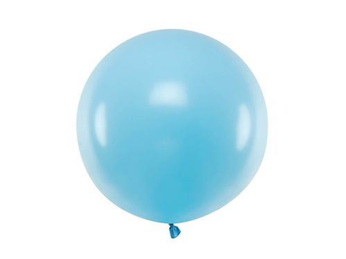 Balon gigant cu diametrul de 60 cm - albastru pastel.